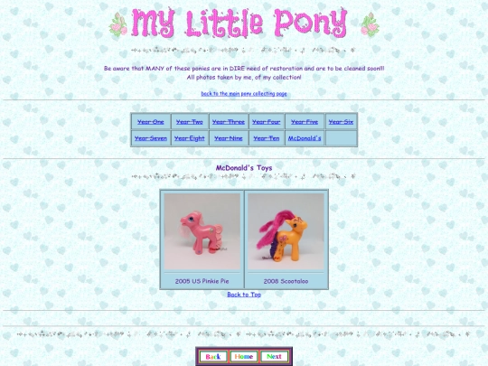 ponies/mlp/gen3 screenshot
