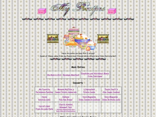 recipes screenshot