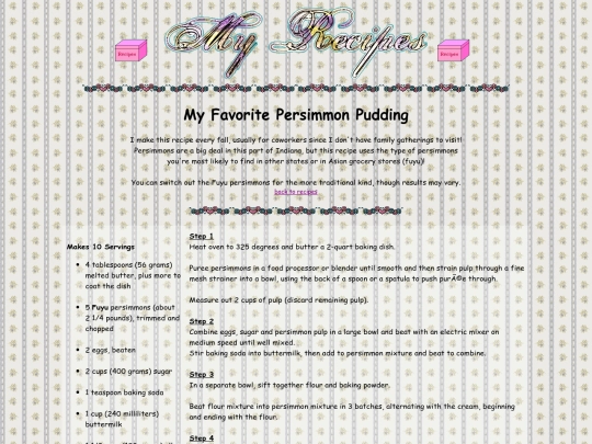 recipes/persimmon screenshot