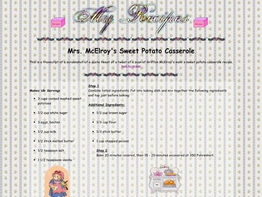 recipes/spcasserole screenshot