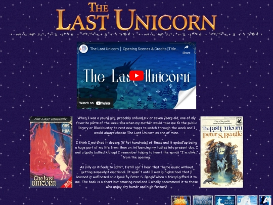 shrines/thelastunicorn screenshot