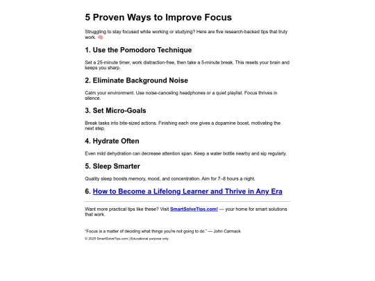 focus-tips screenshot
