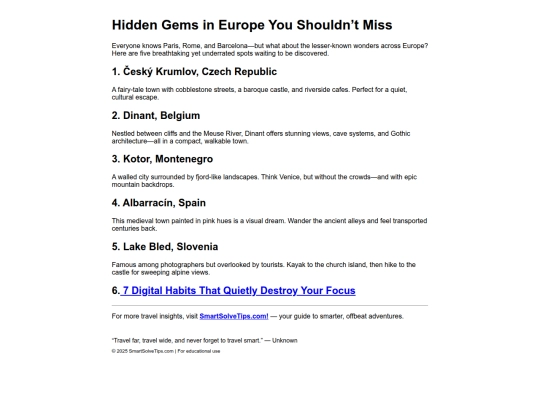 hidden-gems-europe screenshot