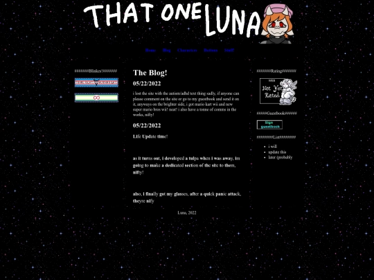 blog screenshot