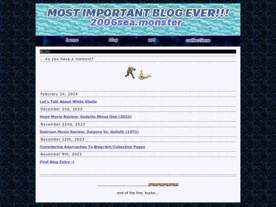 blog screenshot