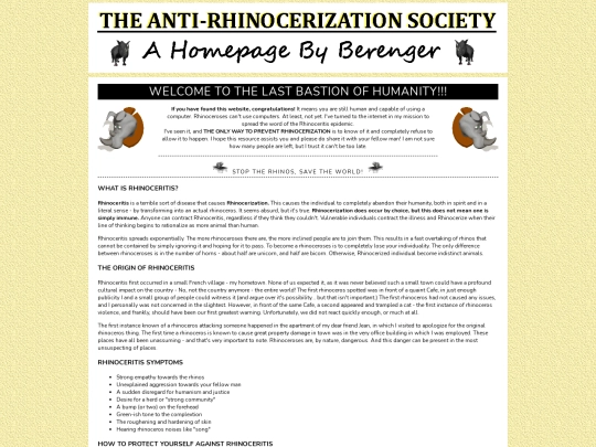 extras/rhinoceros screenshot