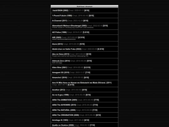 index screenshot