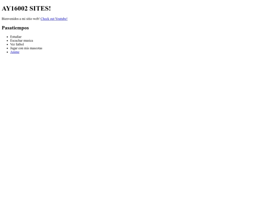 misitio screenshot