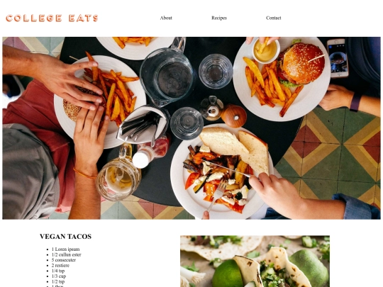 recipepage screenshot