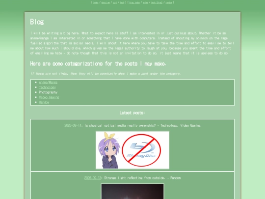 blog screenshot