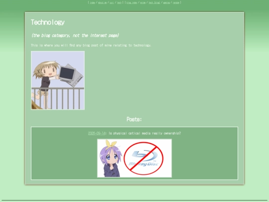 blog/technology screenshot