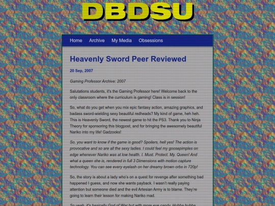 posts/2007-09-20-Heavenly-Sword-Peer-Reviewed screenshot