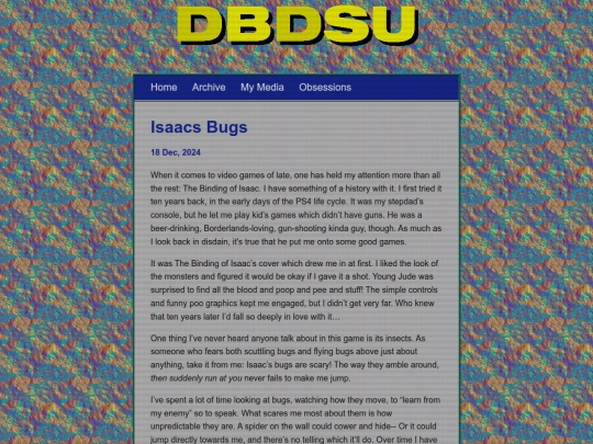 posts/2024-12-18-Isaacs-Bugs screenshot