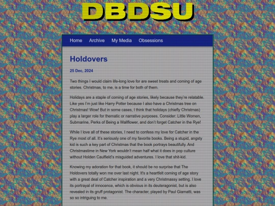posts/2024-12-25-Holdovers screenshot