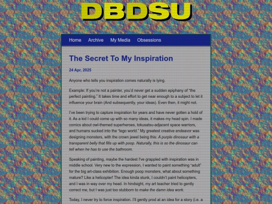 posts/2025-04-24-The-Secret-To-My-Inspiration screenshot
