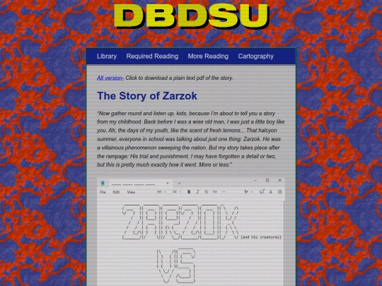 posts/Zarzok screenshot