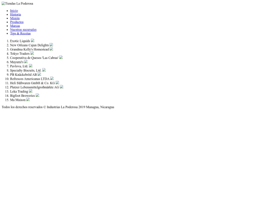 LaPoderosa/marcas screenshot