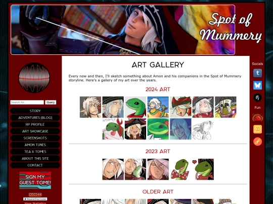 art-showcase/art-gallery screenshot