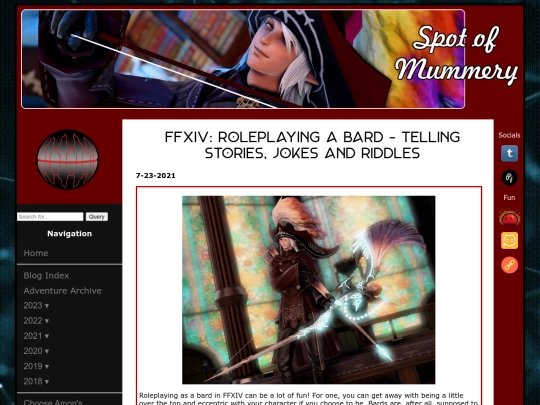 blog/FFXIV/posts/2021-07-23-FFXIV-Roleplaying-a-Bard-Telling-Stories-Jokes-and-Riddles screenshot