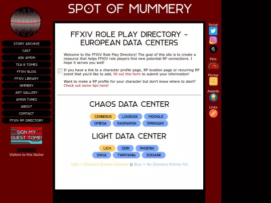 final-fantasy-xiv-role-play-directory/eu-data-center screenshot