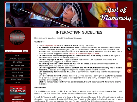 guidelines screenshot