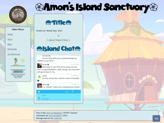 island/adventures/_template screenshot