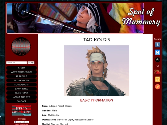 profiles/tad screenshot