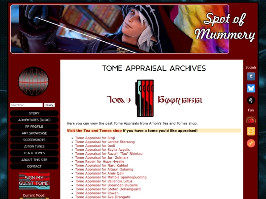 tea-and-tomes/tomes screenshot