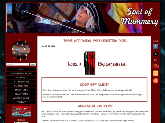 tea-and-tomes/tomes/posts/2021-03-19-Tome-Appraisal-for-Industria-Rigel screenshot