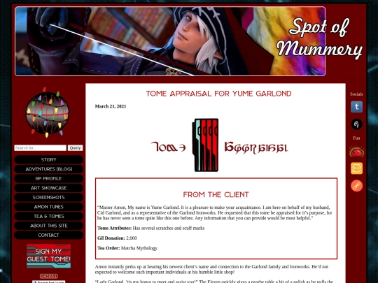 tea-and-tomes/tomes/posts/2021-03-21-Tome-Appraisal-for-Yume-Garlond screenshot