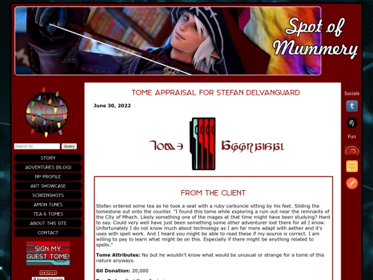 tea-and-tomes/tomes/posts/2022-06-30-Tome-Appraisal-for-Stefan-Delvanguard screenshot
