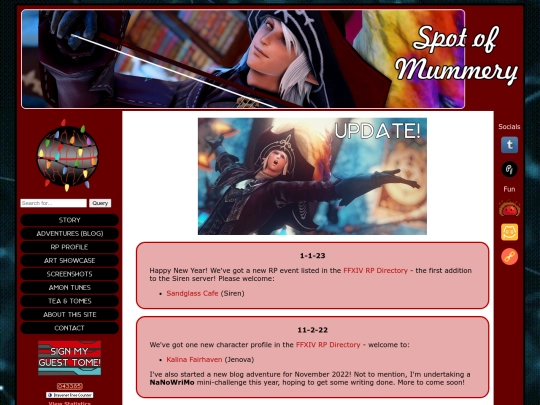 updates screenshot