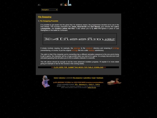jp-30/lswtutorial/fileswapping screenshot