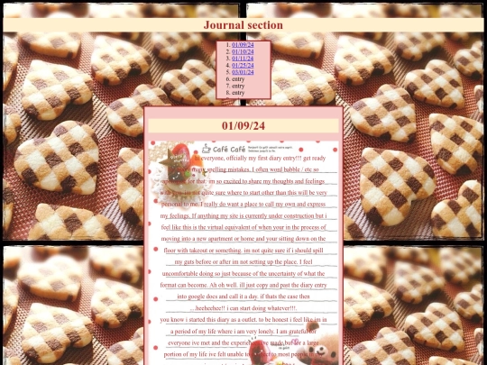 Journal screenshot