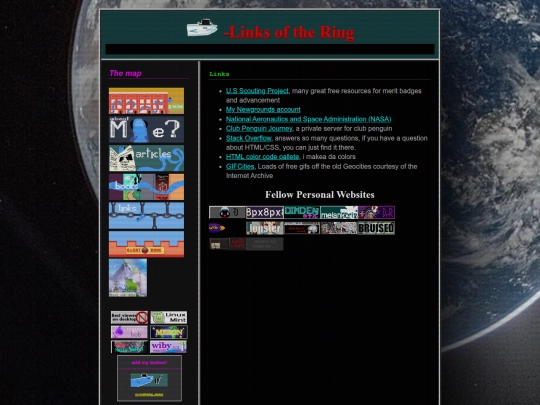 links screenshot