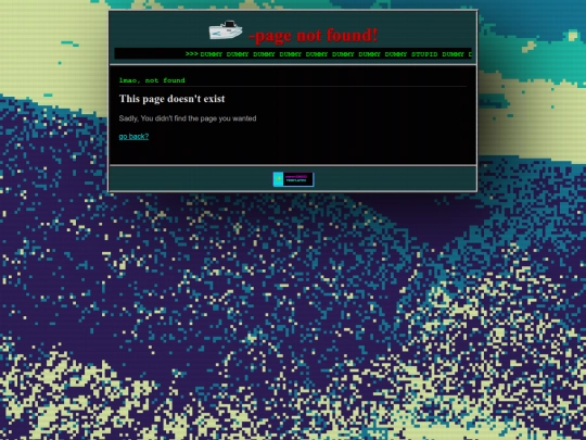 not_found screenshot