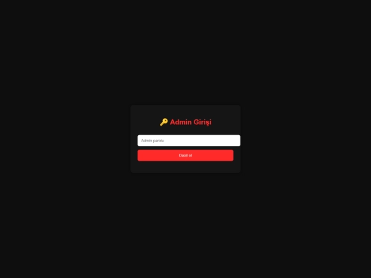 admin screenshot