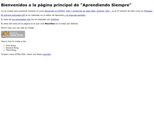 index screenshot