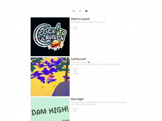 games screenshot