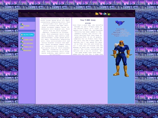 blueberry/shrines/fzero screenshot