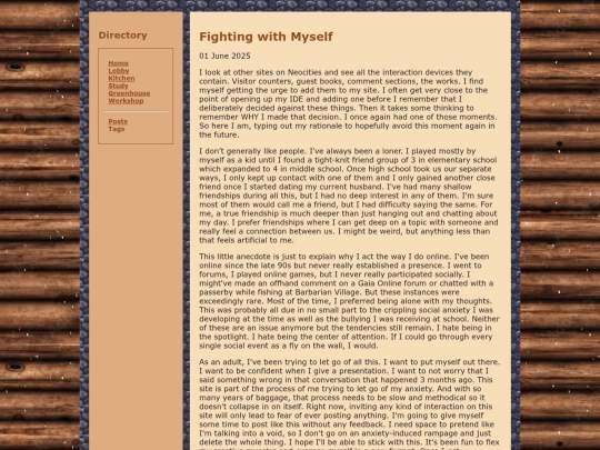 Lobby/Fighting with Myself screenshot