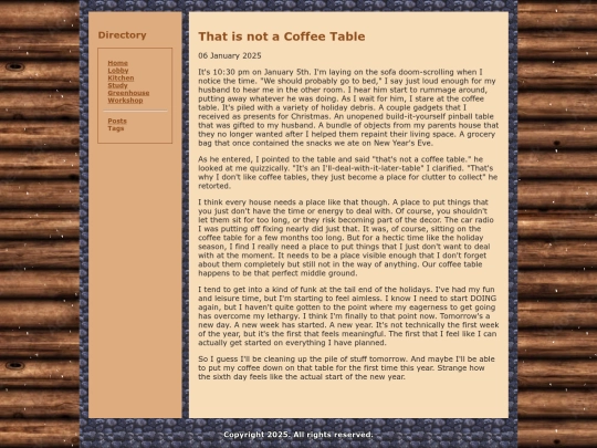 Lobby/That is not a Coffee Table screenshot