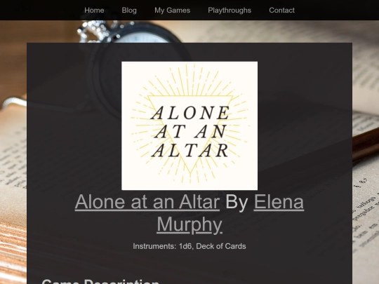 Playthroughs/AloneAltar screenshot
