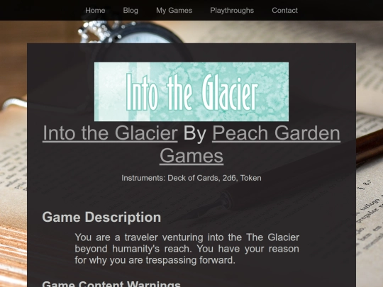 Playthroughs/Solovember2022/into-the-glacier screenshot