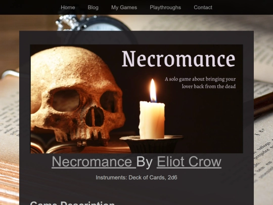 Playthroughs/Solovember2022/necromance screenshot