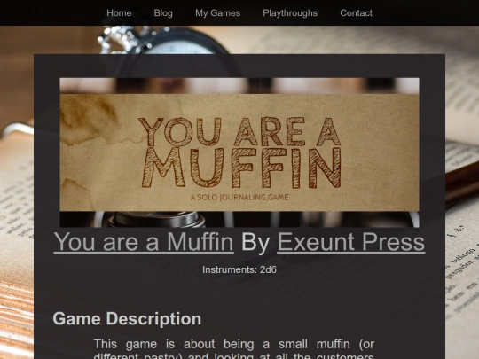 Playthroughs/Solovember2022/you-are-a-muffin screenshot