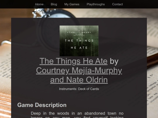 Playthroughs/Solovember2023/the-things-he-ate screenshot