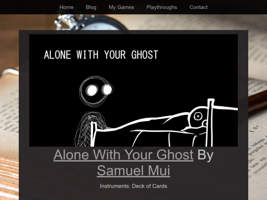 Playthroughs/alone-ghost screenshot