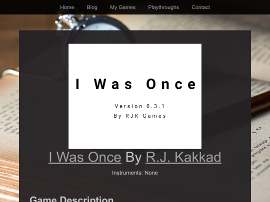 Playthroughs/i-was-once screenshot