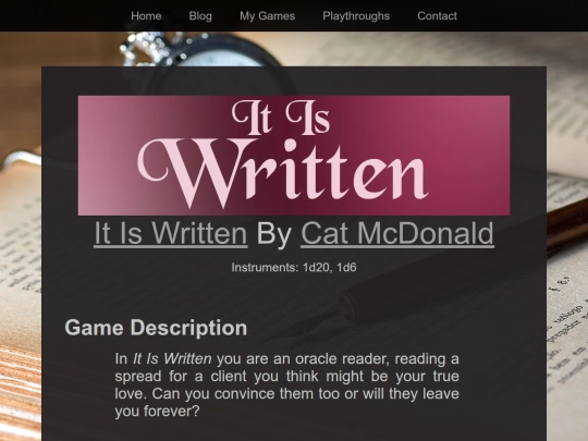 Playthroughs/it-is-written screenshot